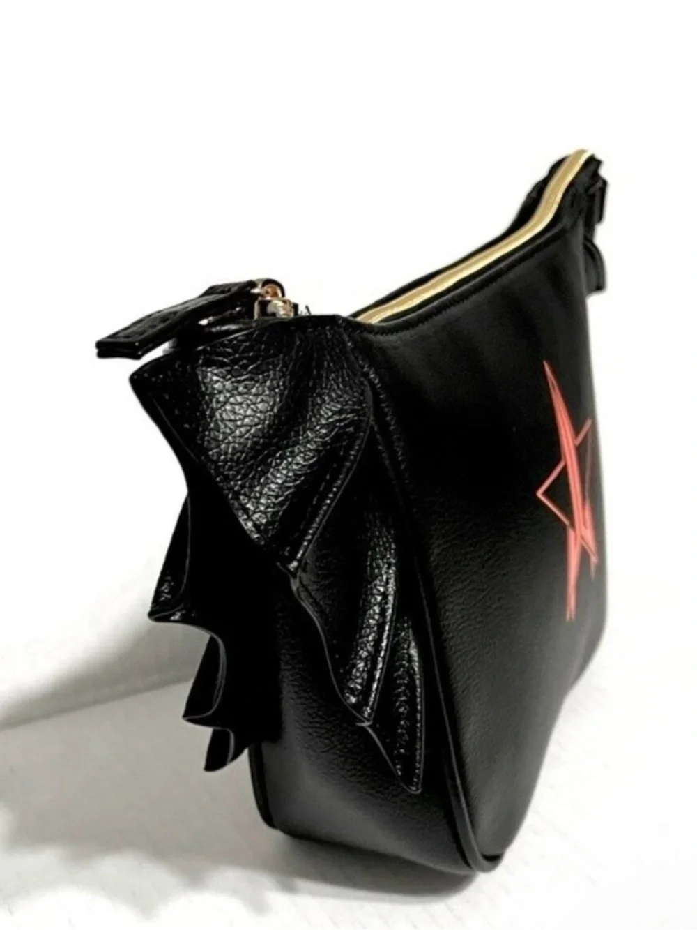Jeffree Star Black Batwing Makeup Bag—NWOT